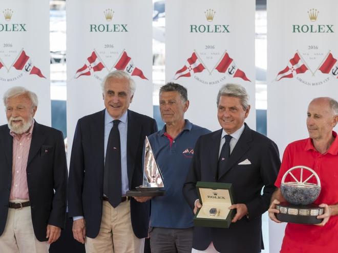 Tip, a Sunfast 36 owned and skippered by Gilles Pages was the overall winner - 2016 Giraglia Rolex Cup © Quinag